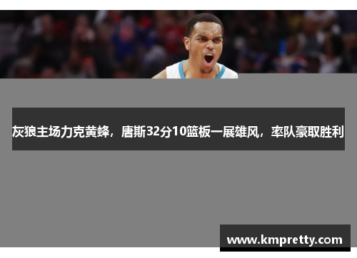 灰狼主场力克黄蜂，唐斯32分10篮板一展雄风，率队豪取胜利
